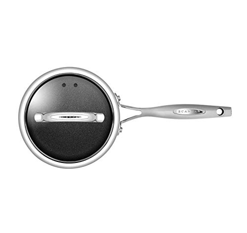 Scanpan HaptIQ Nonstick Induction Suitable 10-Piece Cookware Set, Mirror Polished Stainless Exterior