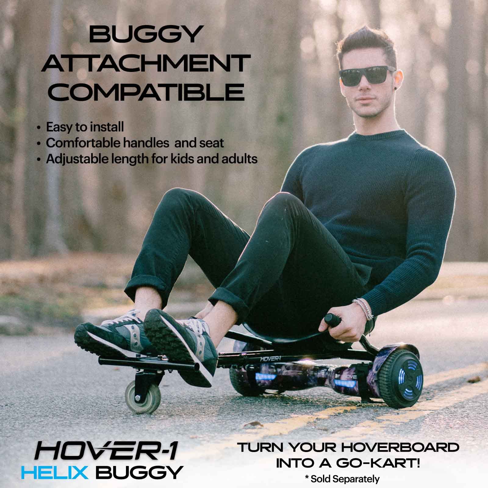 Hover-1 Helix Electric Self Balancing Hoverboard with 7 mph Max Speed, Dual 200W Motors, 3 Mile Range, and 6.5” Wheels Self Balancing Scooter