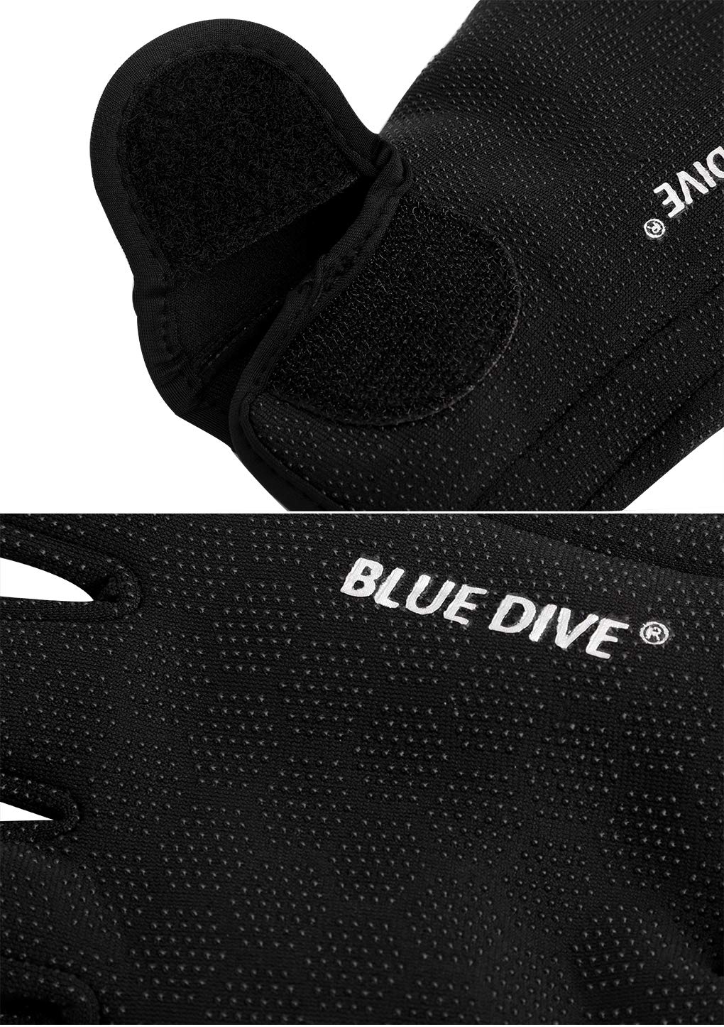 Diving Gloves,Wetsuit Gloves Men Women Watersports Diving Boating Surfing Neoprene Diving Snorkeling Kayaking Five Finger Gloves Scuba Gloves Diving Suit Snorkeling Gloves Keep Warmer