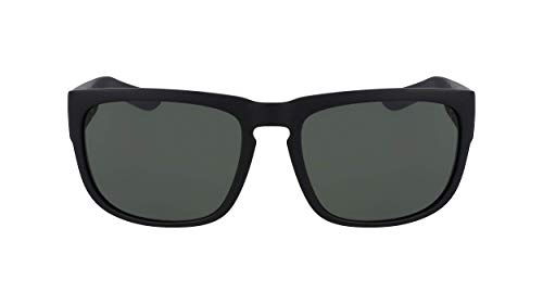 Dragon Men's Rune Rectangular Sunglasses, Matte Black/G15, 58 mm