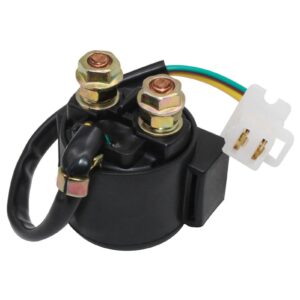 starter solenoid relay for yamaha yfm350 big bear 350 1987-1999 warrior 350 1987-2004 moto-4 350 1985-1989 wolverine 350 1996-2005