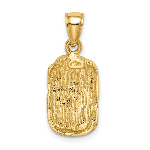 IceCarats 14K Yellow Gold Nugget Necklace Charm Pendant Only