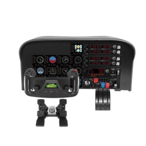 Logitech G Pro Flight Instrument Panel (Black) (Renewed)