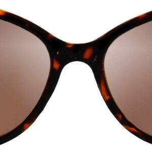 The Fresh Women's Polarized Fashion Tip Pointed Cateye Sunglasses - Gift Box Package (L903b-Tortoise, Brown)