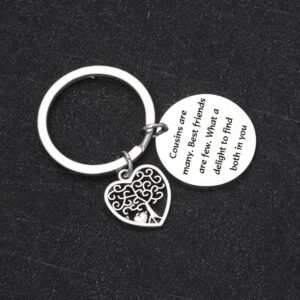 De&ai Sister Gifts best friends keychain Sister Birthday gift sister Christmas gift BFF gift sister wedding keychain cousin keychain cousin Appreciation gift cousin Thank You keychain