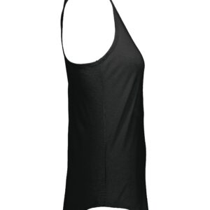 Augusta Sportswear Womens Lux Tri-blend Tank, Black Heather, 2XL