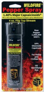 wildfire 1.4% mc 4 oz pepper spray flip top