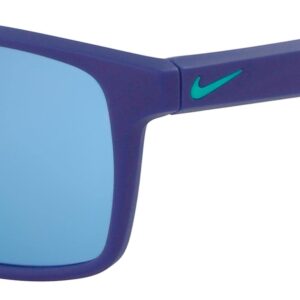 Nike EV1160-434 Whiz Sunglasses Matte Indigo Force/Clear Jade Frame Color, Grey with Light Blue Mirror Lens Tint