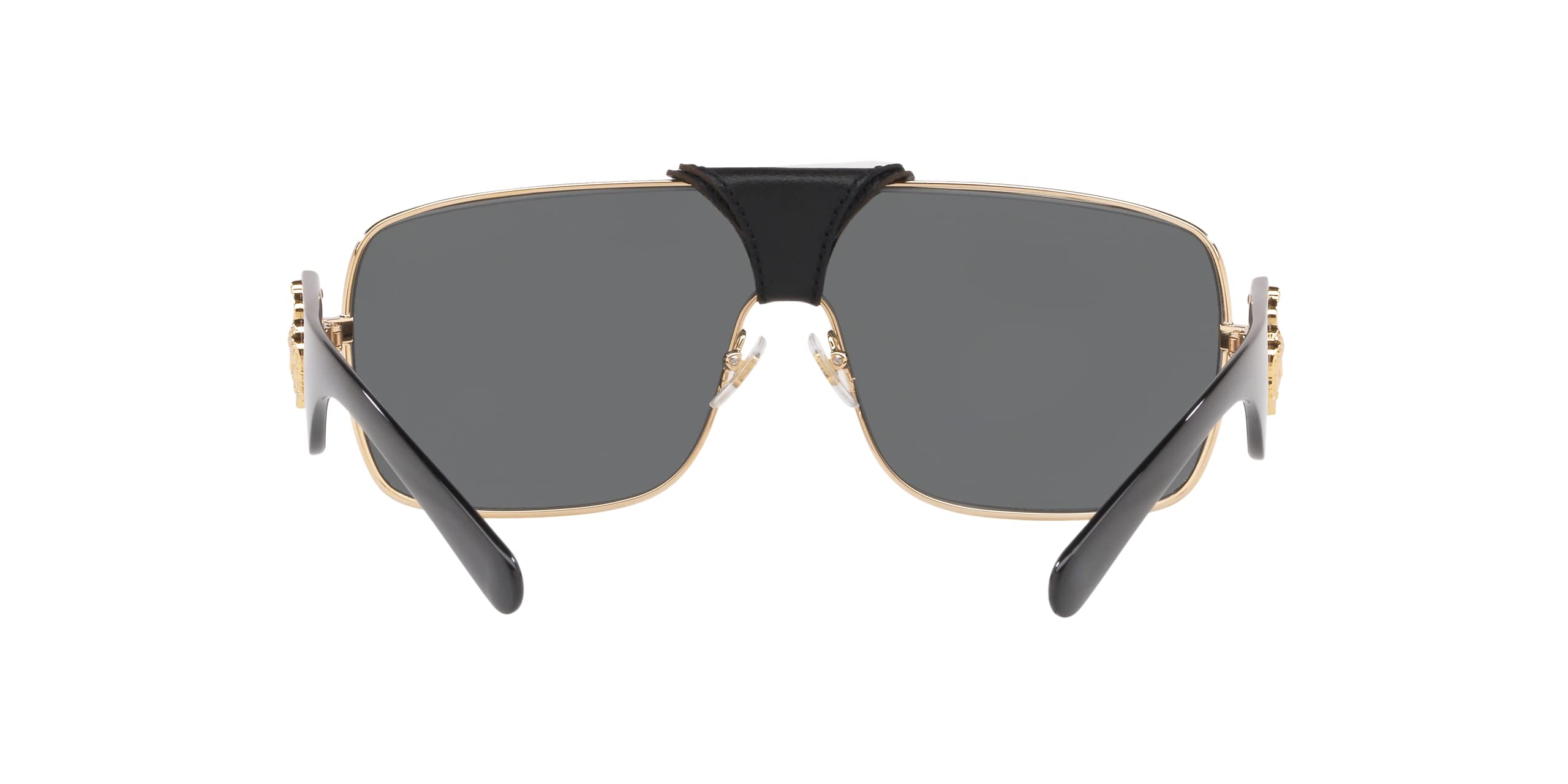 Versace Man Sunglasses Gold Frame, Dark Grey Lenses, 0MM