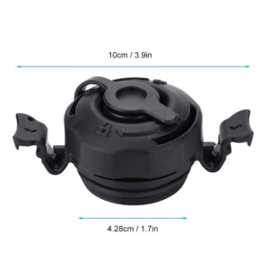 Zetiling Air Valve Secure Seal , Inflatable Valve , 3 in 1 Air Valve Secure Seal for Intex Inflatable Airbed Mattress Secure Sturdy Anti- and (Black)