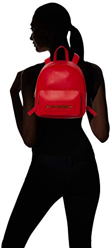 Love Moschino Women's Backpack Handbag, Red (Rosso), 9x12x23 centimeters (W x H x L)