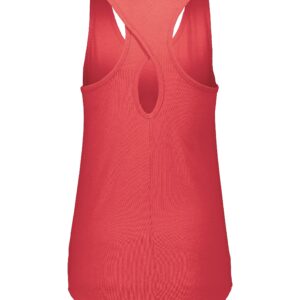 Augusta Sportswear Girls Lux Tri-Blend Tank, Red Heather, L