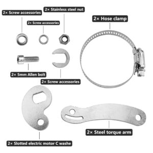 TIKSCIENCE Universal Torque Arm Conversion Kit,Fit for Electric Bicycle E-Bike Front or Rear 2 Set