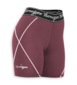 thermajane compression shorts for women athletic spandex volleyball shorts women (xxx-large, wine)