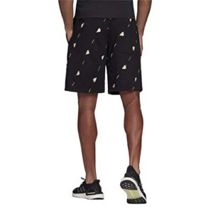 adidas Men's Must Haves Enhanced Short Graphics Black X-Large