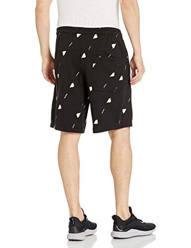 adidas Men's Must Haves Enhanced Short Graphics Black X-Large