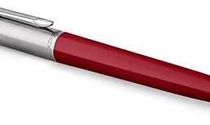 Parker Jotter Originals Ballpoint Pen, Classic Red Finish, Medium Point, Blue Ink, 1 Count