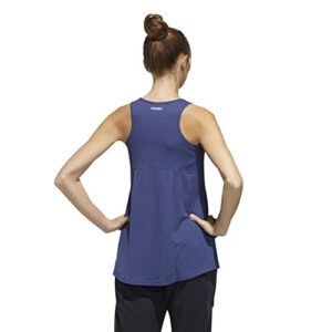 adidas Women's HEAT.RDY Colorblock Tank Tech Indigo Medium