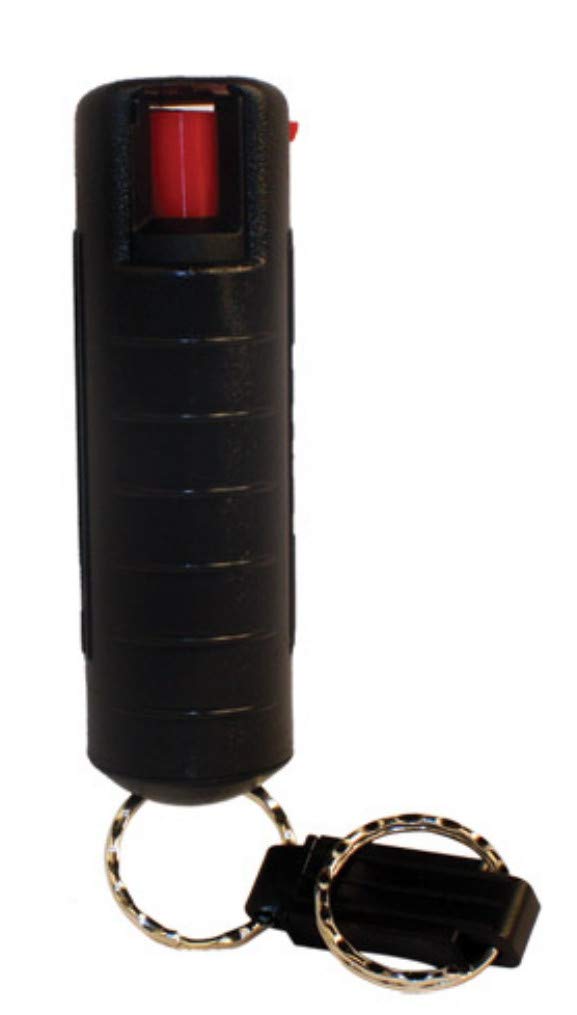 Wildfire 1.4% MC 1/2 oz pepper spray hard case with quick release keychain black