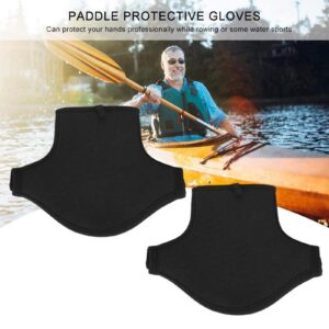 Kayak Paddle Mitts, Kayak Gloves 1 Pair of Thicken Neoprene Waterproof Anti-Slip Paddling Gloves, Kayak Paddle Grips Gloves for Sea Kayak Canoe Touring Kayaking Surface Water Rafting