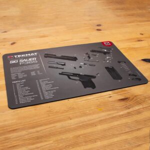 TekMat Cleaning Mat for use with Sig Sauer P365, Black (TEK-17-SIGP365)