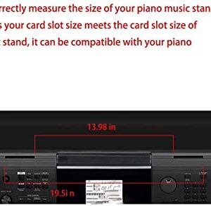 PILIPALA Original Long Music Stand HUAYIMAOYI Music Rest Compatible with some yamaha keyboard Music Score Stand +Sheet Music Stand （+1*clip）