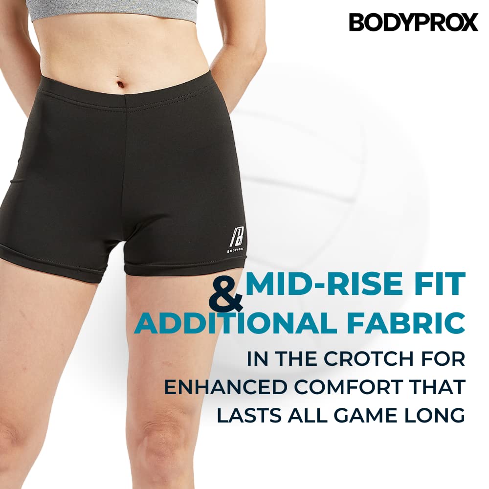 Bodyprox Volleyball Short for Women Black