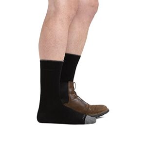 Darn Tough Men's Solid Crew Lightweight Sock (Style 6032) - Gray, Large