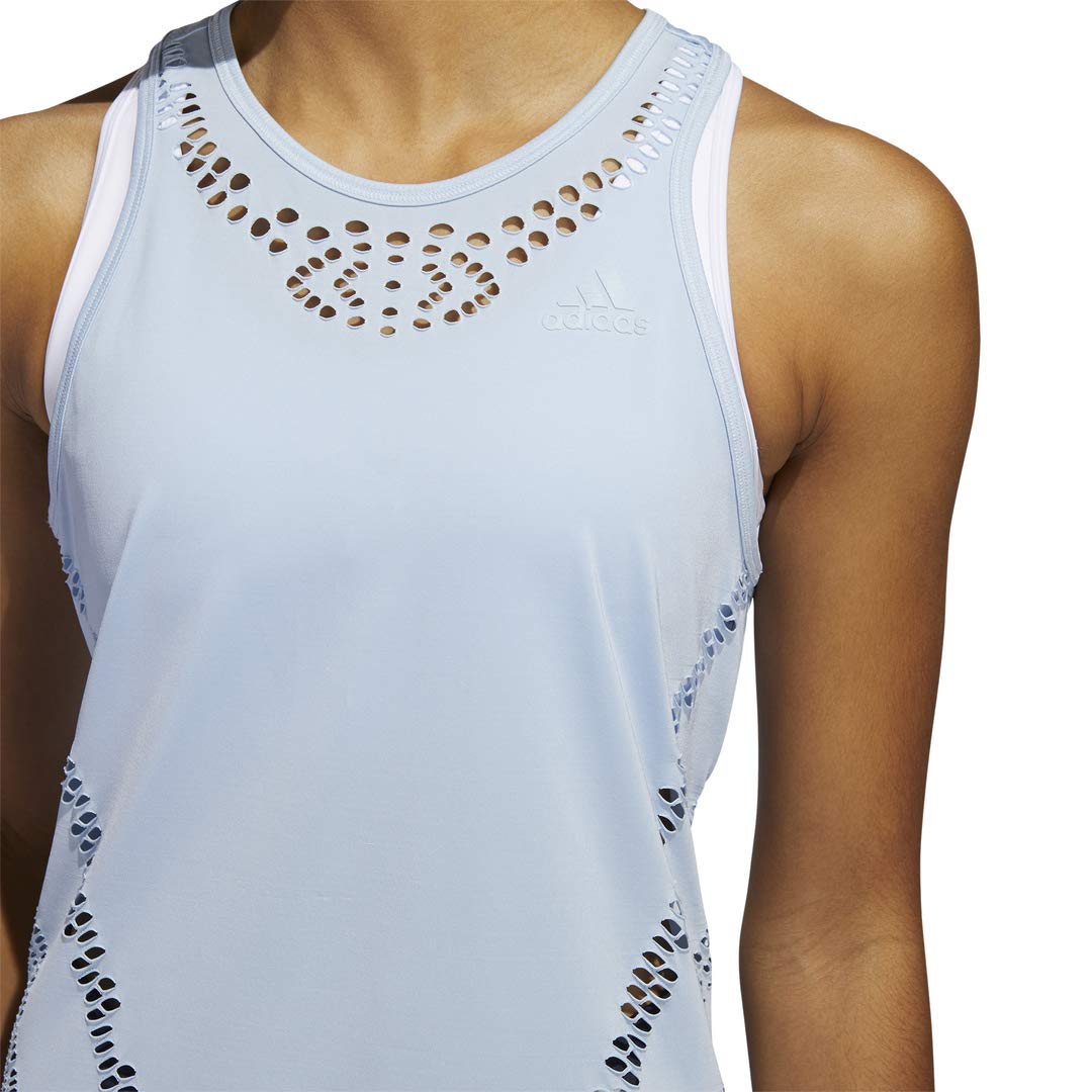 adidas Women's Primeblue Tank Easy Blue Large