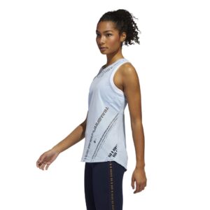 adidas Women's Primeblue Tank Easy Blue Large