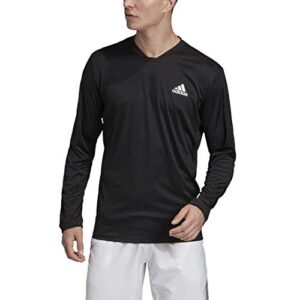 adidas Uv Protect Ls, Black/White/White, Small