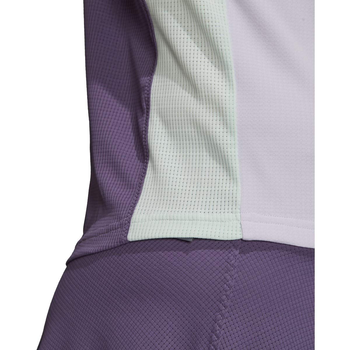 adidas Women's Tennis Tee HEAT.RDY Purple Tint/Tech Purple X-Large