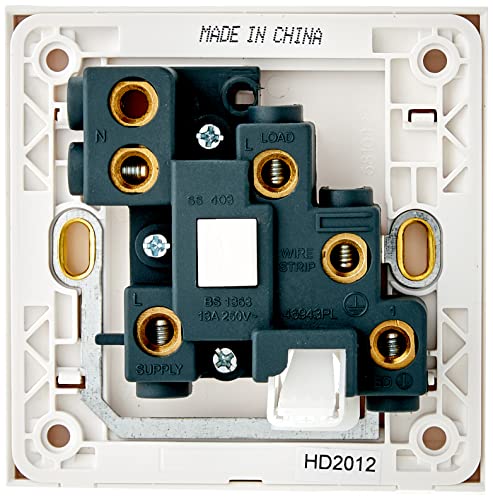 MK Essentials 1G 13A UNSWITCHED Fused Connection Unit with Flex