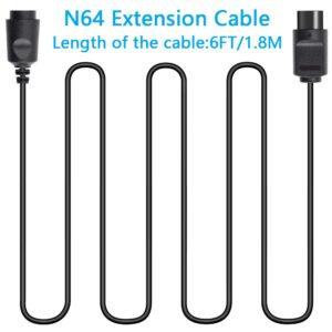 Ssgamer N64 Extension Cables for Nintendo N64 64 Controller (4 Packs)