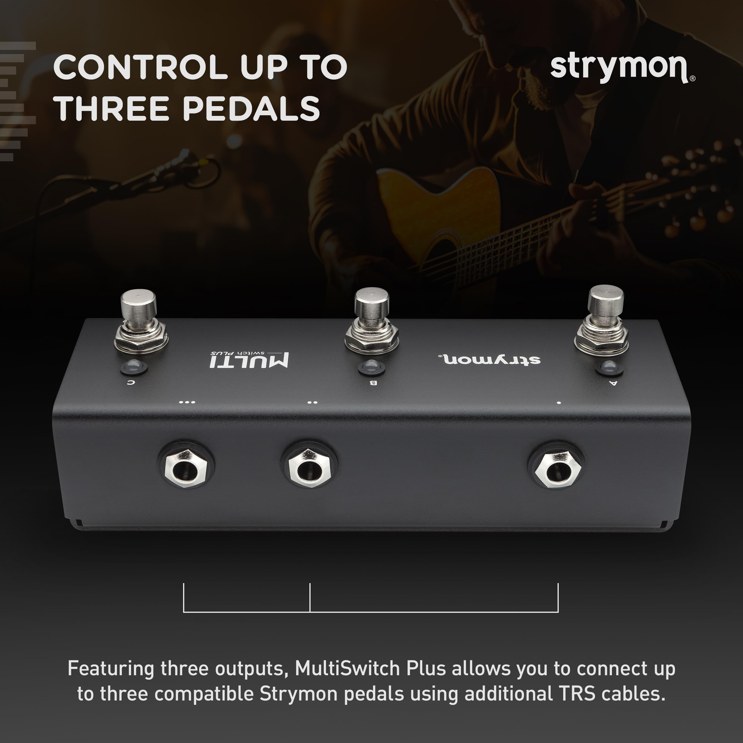 Strymon MultiSwitch Plus Footswitch for Guitar Effects, Compatible with most Strymon Pedals