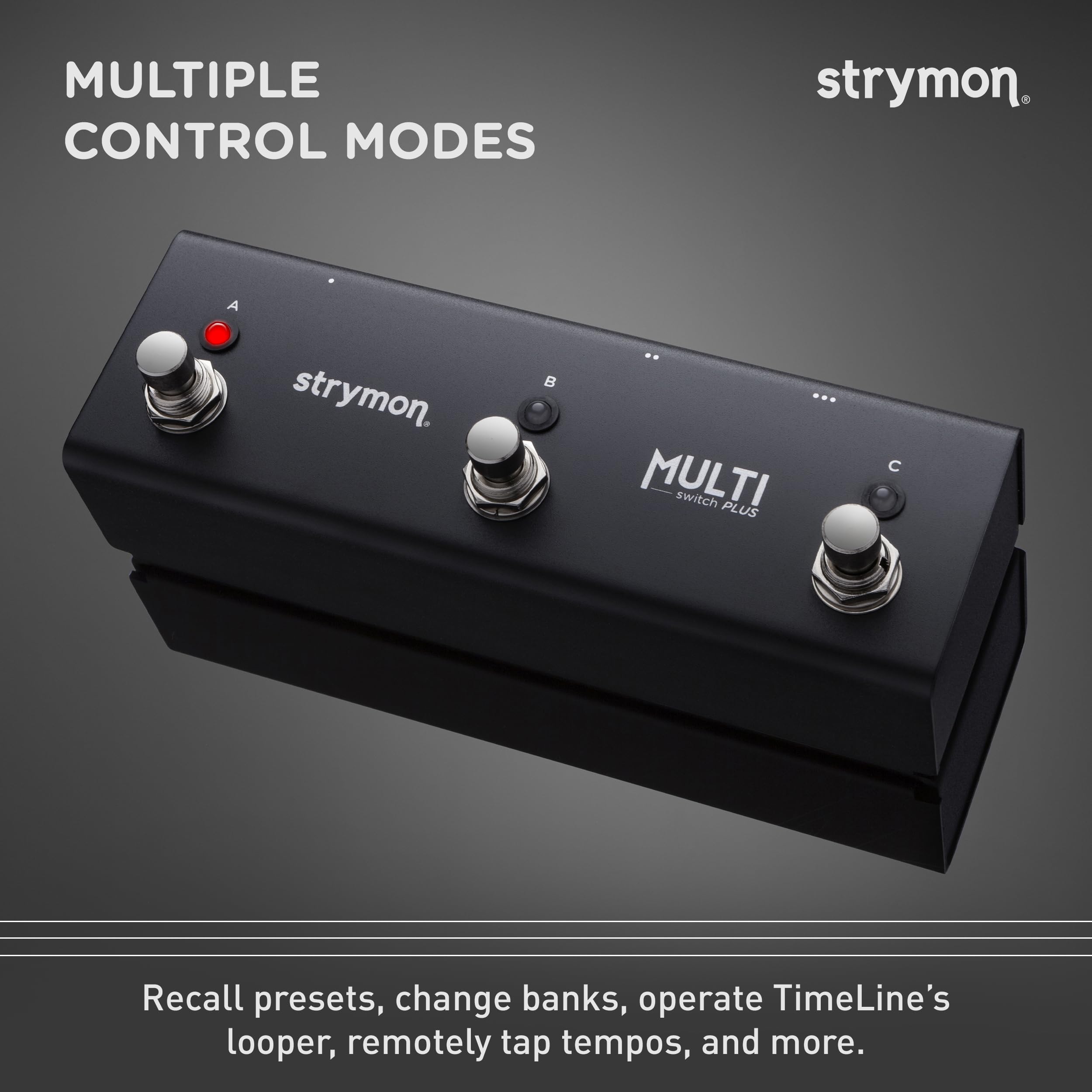 Strymon MultiSwitch Plus Footswitch for Guitar Effects, Compatible with most Strymon Pedals