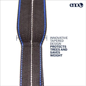 ENO Atlas Suspension System - Tree Strap for Hammock - Accessories for Camping, Hiking, and Backpacking - Black/Royal