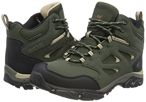 Regatta Men's Mid Rise Hiking Boots, Green Bayleaf Oat W68, 8