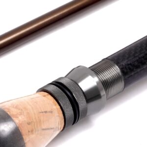 9' 10' Fly Fishing Rod 4 Sections 9FT 10FT 3/4 5/6 Fly Rod Carbon Fiber Blanks Light Weight Medium-Fast Action Cork Grip (10FT, 5/6)