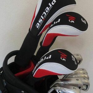 Mens Left Handed Golf Complete Set Driver, Wood, Hybrid, Irons, Wedge, Putter Clubs Deluxe Stand Bag LH Regular Flex