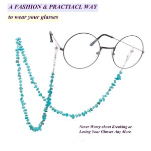 KAI Top Eyeglass Chain Strap Holder Cord Sunglass Chain Fashion Chip Beaded Mask Lanyard Chain Face Mask Chain for Women