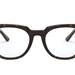 Ray-Ban RX5377 Meteor Square Prescription Eyeglass Frames, Havana/Demo Lens, 52 mm