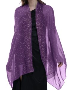 banetteta shawls and wraps for evening dresses shawls and wraps for weddings formal shawls and wraps for evening dresses purple shawl fall (purple)