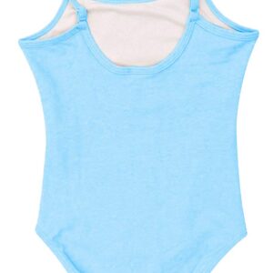 Dancina Toddler Leotard Camisole - Ballet Unitard for Ballerinas 2T Light Blue