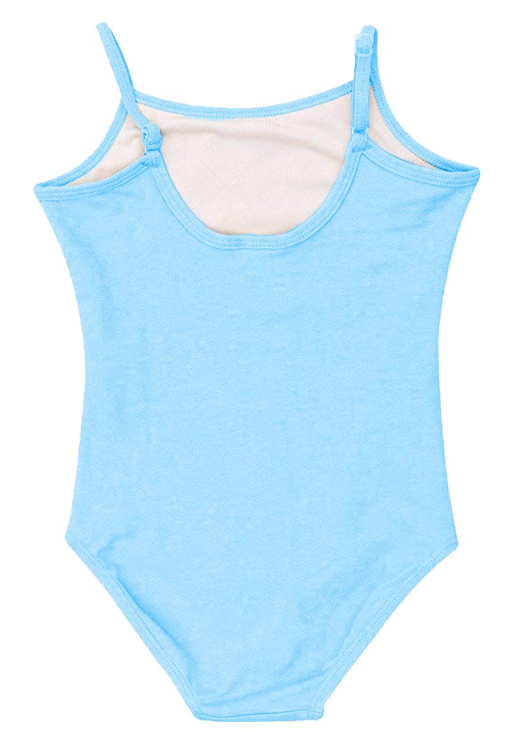 Dancina Toddler Leotard Camisole - Ballet Unitard for Ballerinas 2T Light Blue