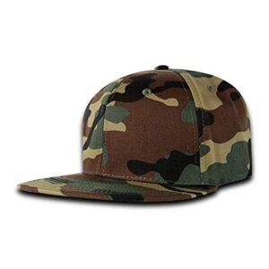 decky standard retro fitted caps, woodland, 7 1/2, multicoloured, 7.5