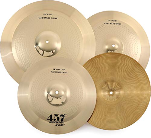 Wuhan 457 Rock 3-Piece Cymbal Pack