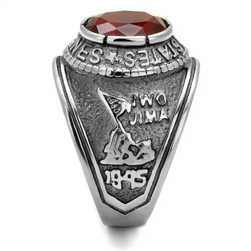 YVO Customizable Marines Ring - Free Engraving Included - Stainless Steel - Size 13