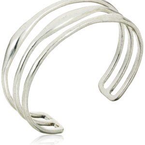 Lucky Brand Women's Simple Life Bar Cuff Bracelet, One Size