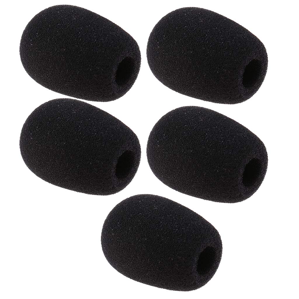 gazechimp 5 Condenser Microphone Windscreens for Meeting Conference 12-15mm Diameter Gooseneck Mic